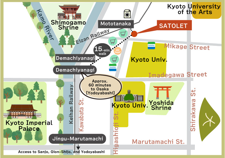 Map of SATOLET
